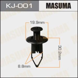 Клипса крепежная MASUMA KJ-001/AS-666 TOYOTA