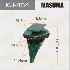 Клипса крепежная MASUMA KJ-434 TOYOTA