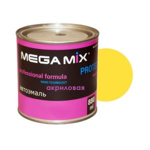Автоэмаль акриловая MEGAMIX 2К 1035 Желтый 0,84л