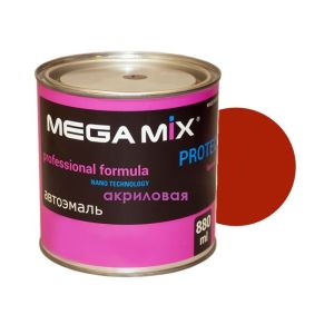 Автоэмаль акриловая MEGAMIX 2K 110 Рубин 0,84л