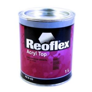 Эмаль акриловая REOFLEX 2+1 2К Extra Silver 001 1л