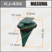 Клипса крепежная MASUMA KJ-434 TOYOTA