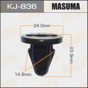 Клипса крепежная MASUMA KJ-836 TOYOTA